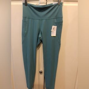 Women’s Large Old Navy Elevate High-Rise Ankle Activewear Legging Light Green